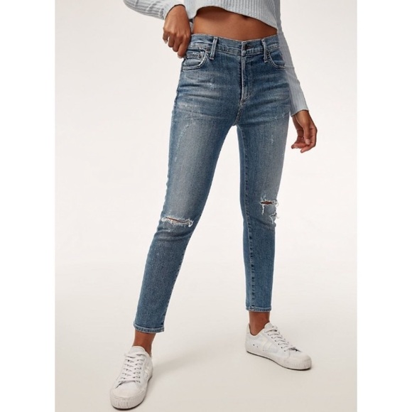 Citizens Of Humanity Rocket Crop High Rise Skinny Jeans - Picture 2 of 16